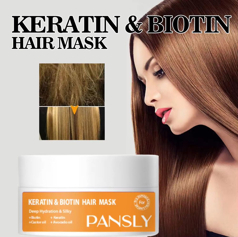 Mască de păr cu keratină și biotină - 100 gr